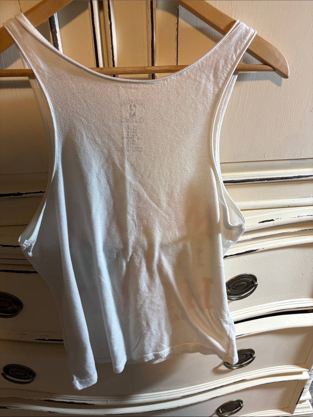 Miami Heat White Graphic Tank Top - NBA Basketball Club - Picture 3 of 3